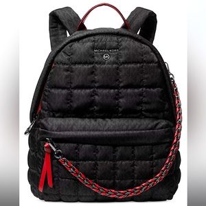 Michael Kors Slater Med Backpack Black